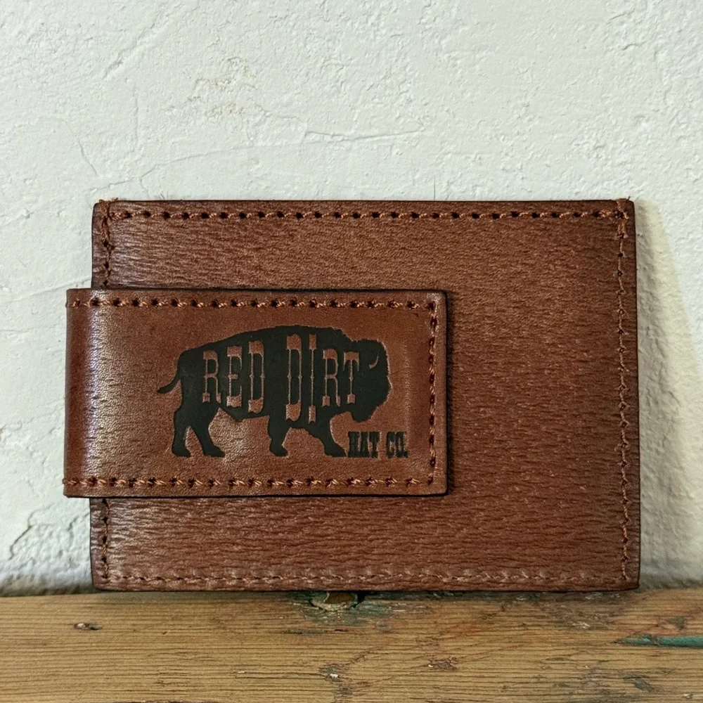 Red Dirt Hat Company Brown and Multicolor Card Holder